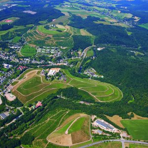 General view of the Bad Schlema and Aue waste rock pile landscape. 2015 Picture: Wismut GmbH